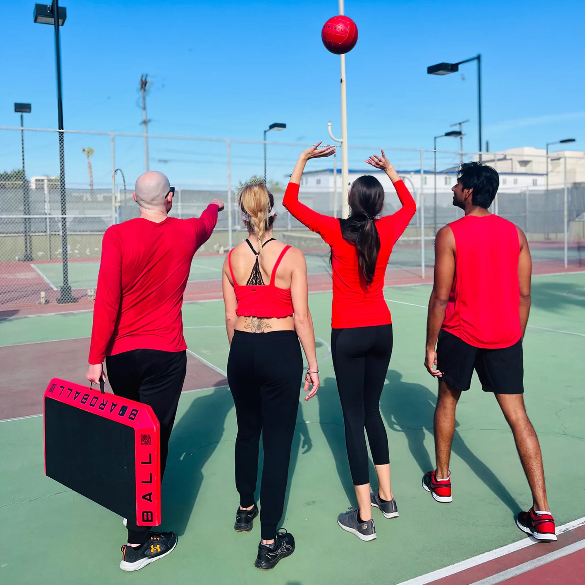 Boardball Sport Portable Boardball Set w/ Board, Volleyball, & Hand Pump (Used) - VMInnovations