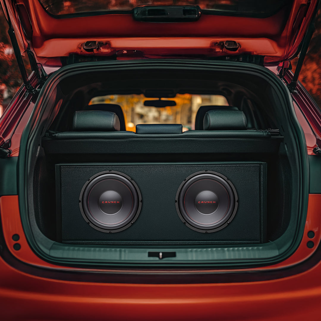 Crunch CRW12D4 12" 800W MAX 4 Ohm Dual Voice Coil Car Subwoofer Speaker, 4 Pack - VMInnovations