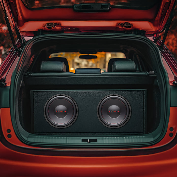 Crunch CRW12D4 12" 800W MAX 4 Ohm Dual Voice Coil Car Subwoofer Speaker, 4 Pack - VMInnovations