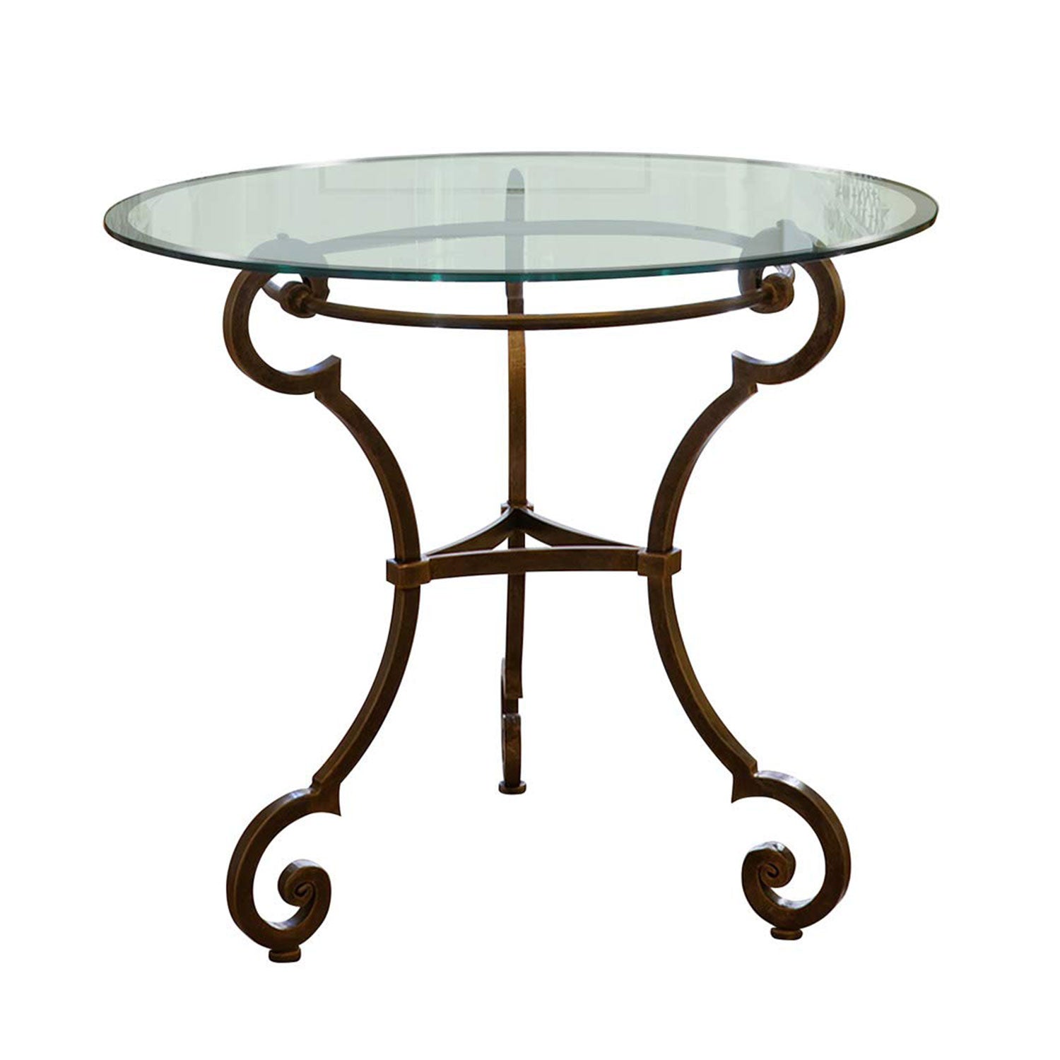 TroySys 30 Inch by 30 Inch Round Tempered Glass Table Top (Open Box)