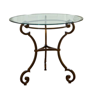 TroySys 30 Inch by 30 Inch Round Tempered Glass Table Top (Open Box)