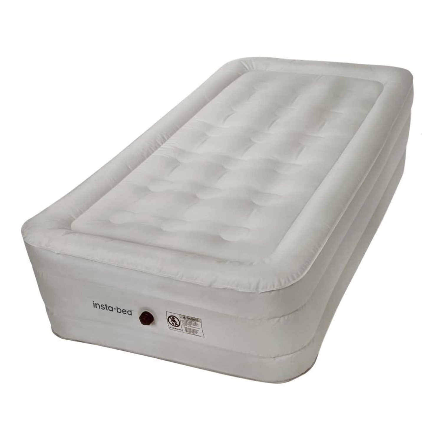 Insta-Bed 14 Inch Queen Air Bed Inflatable Mattress w/ External AC Pump and Bag - VMInnovations
