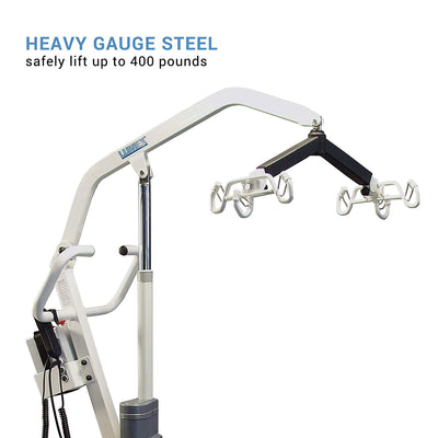 Lumex LF1050 Battery Powered 400lb Weight Capacity Patient Transfer Lift - VMInnovations