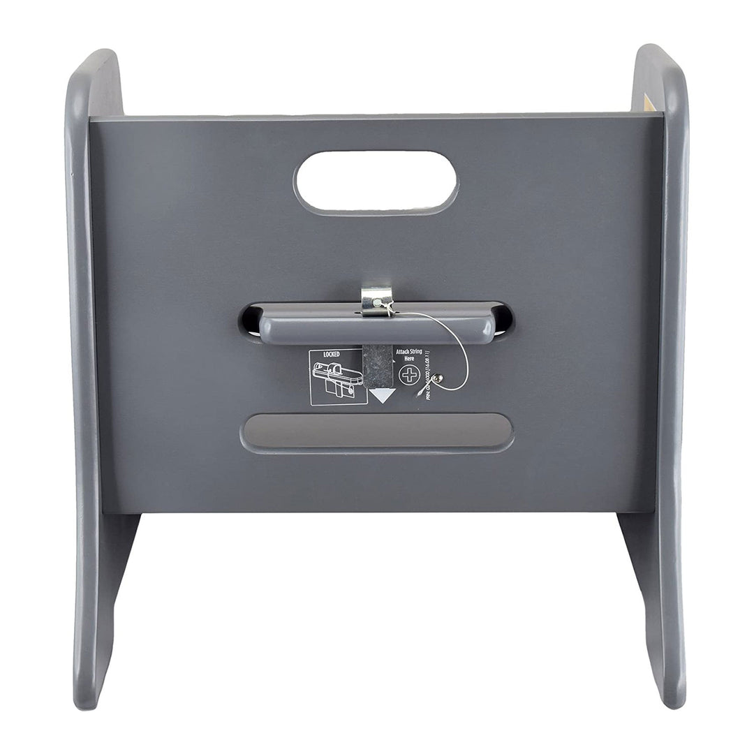 Little Partners Growing Adjustable Height Wooden Step Stool, Earl Grey (Used)