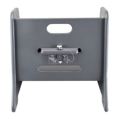 Little Partners Growing Adjustable Height Wooden Step Stool, Earl Grey (Used) - VMInnovations