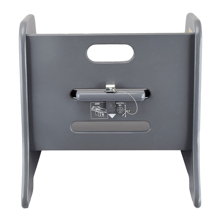 Little Partners Growing Adjustable Height Wooden Step Stool, Earl Grey (Used)