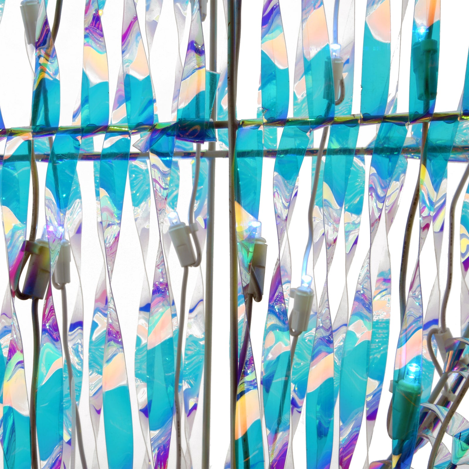 National Tree Company 26 Inch Iridescent Santa's Sleigh, LED Lights (Open Box) - VMInnovations