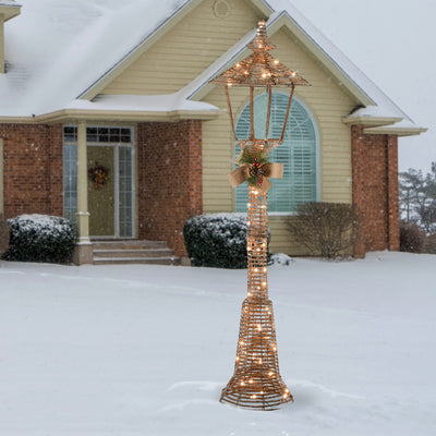National Tree Company 60" Holiday Vine Lamppost with 70 LED Lights (Open Box) - VMInnovations