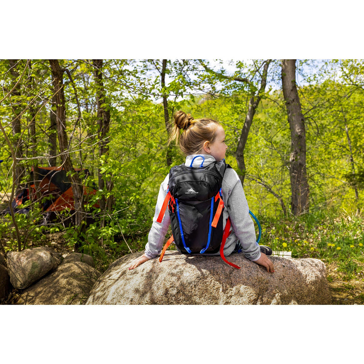 High Sierra Hydrahike 2.0 8L Youth Hydration Backpack, Blue/Black (Open Box)