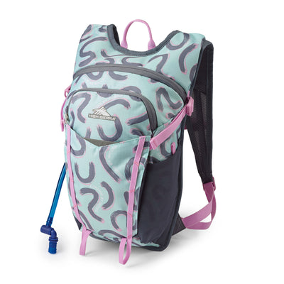 High Sierra Hydrahike 2.0 8L Youth Hydration Backpack for Hiking, Curious Teal