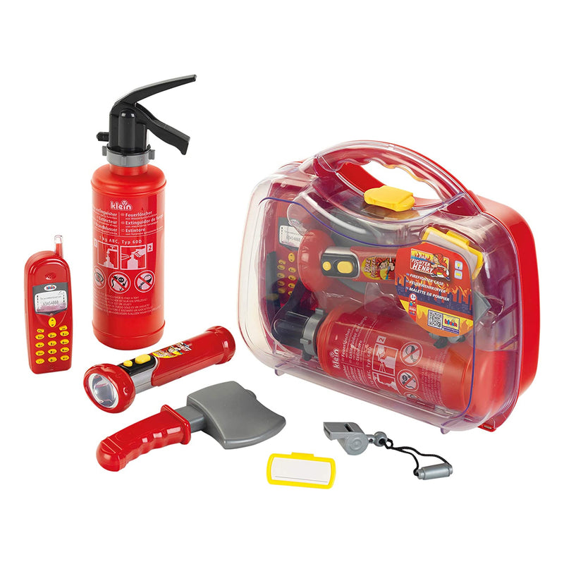 Theo Klein Toys Professional Firefighter Case w/ Accessories for Ages 3 and Up