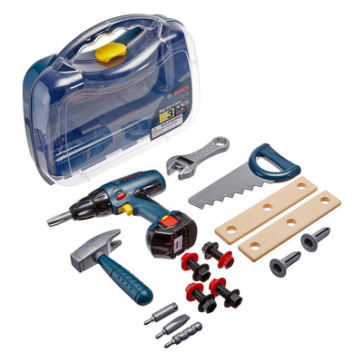 Theo Klein Bosch Junior Kids Premium Toy Screwdriver Case w/ Accessories (Used)