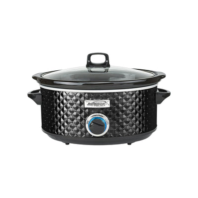 Brentwood SC-136BK 3.5 Quart Kitchen Electric Slow Cooker Pot,  Black (Open Box) - VMInnovations
