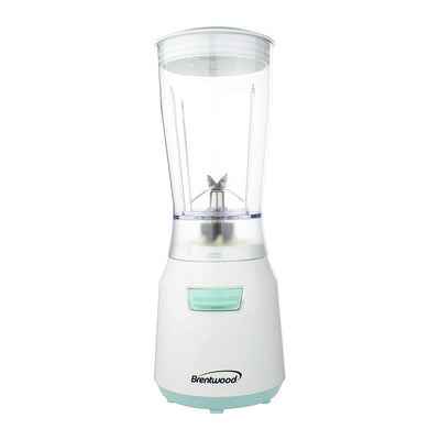 Brentwood 14oz Pulse Electric Kitchen Personal Blender with Jar, Blue (Open Box)