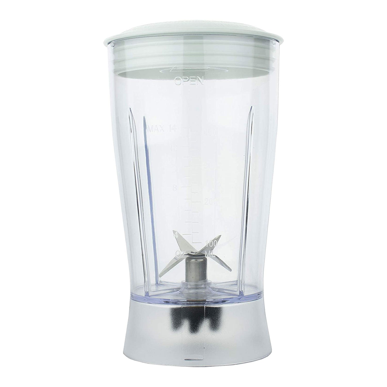 Brentwood 14oz Pulse Electric Kitchen Personal Blender with Jar, Blue (Open Box)
