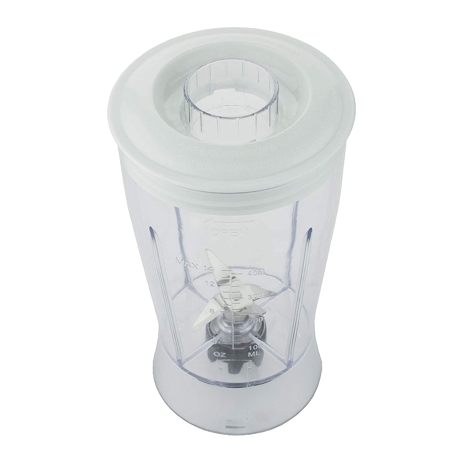 Brentwood 14oz Pulse Electric Kitchen Personal Blender with Jar, Blue (Open Box)