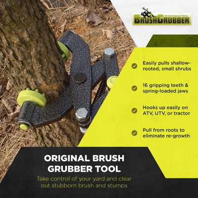 Brush Grubber BG-01 Original Brush & Small Tree Stump Root Remover (Open Box) - VMInnovations