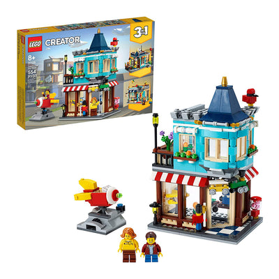 LEGO Creator 6288732 3 in 1 Townhouse Toy Store 544 Piece Kit with 2 Minifigures