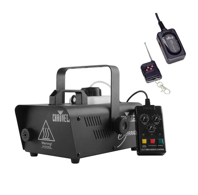 Chauvet DJ Hurricane 1200 Pro 1 Liter Fog Smoke Machine w/ FC-W Wireless Remote