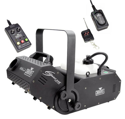 NEW! CHAUVET HURRICANE H1800 FLEX Fog/Smoke Pro Machine w/ FC-W Wireless Remote