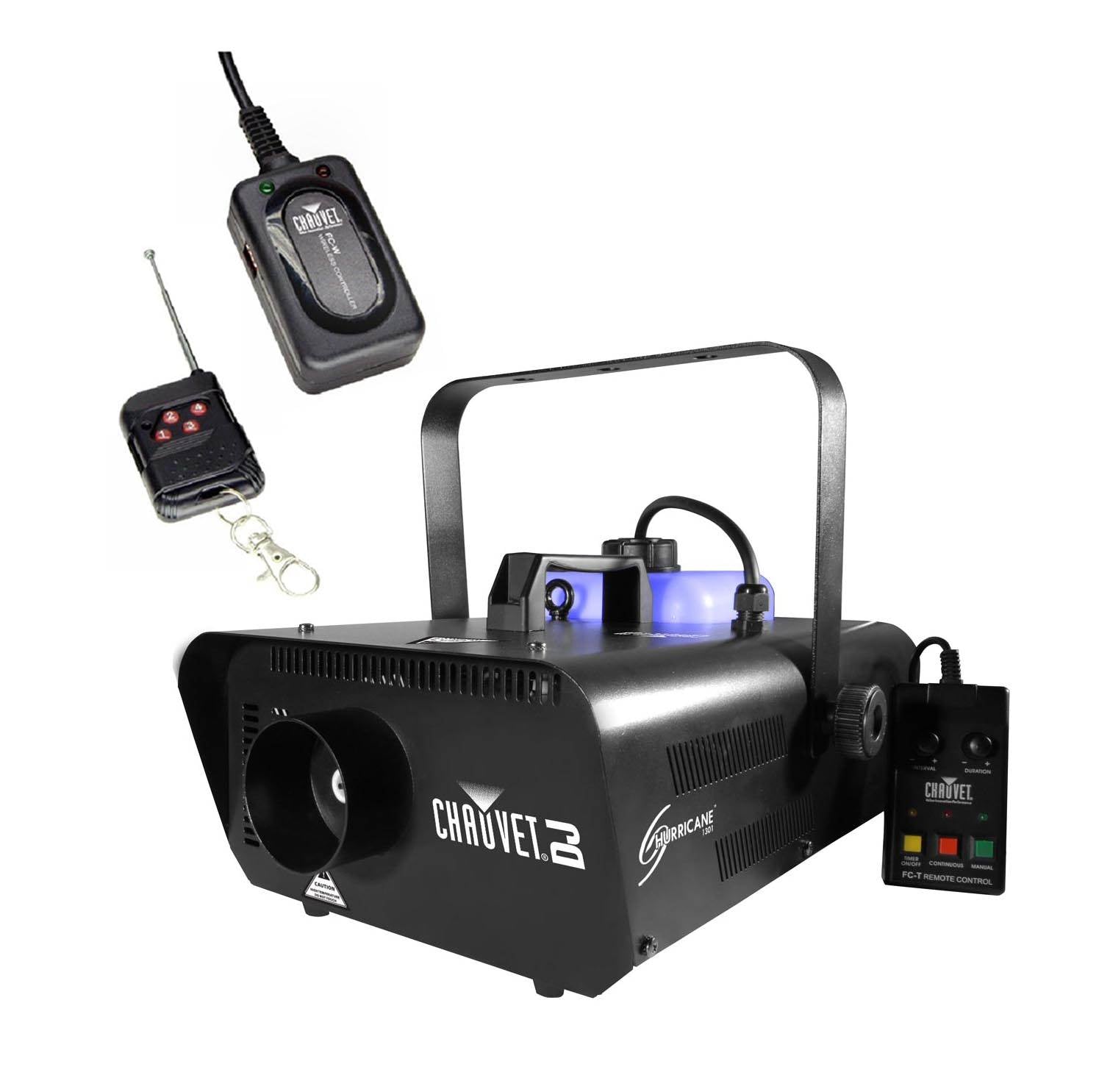 Chauvet DJ Hurricane 1301 H1301 Pro Fog/Smoke Machine w/ FC-W Wireless Remote