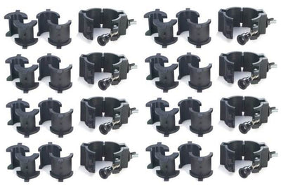Chauvet 360° Wrap Around O-Clamps Truss Light Mounting - 75 lb Capacity (8 Pack)