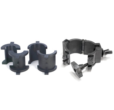 Chauvet 360° Wrap Around O-Clamps Truss Light Mounting - 75 lb Capacity (8 Pack)