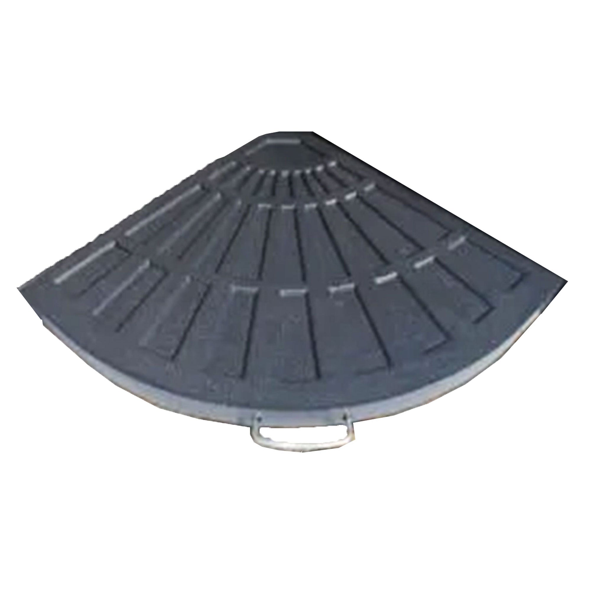 Four Seasons Courtyard Compact Cross Base for Offset Umbrella, 1 Piece, Black - VMInnovations