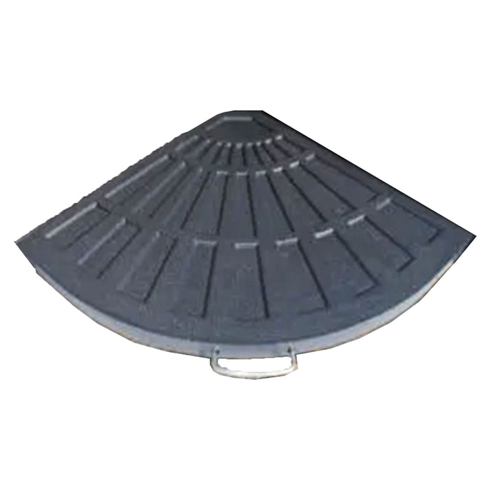 Four Seasons Courtyard Compact Cross Base for Offset Umbrella, Black(Open Box)