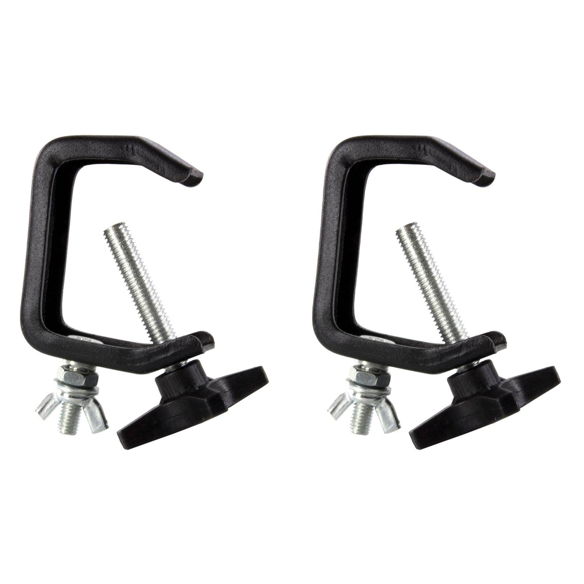 2 CHAUVET CLP-03 Standard C Clamps DJ 1-2" Truss Light Mounting |44 lbs Capacity