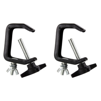 2 CHAUVET CLP-03 Standard C Clamps DJ 1-2" Truss Light Mounting |44 lbs Capacity