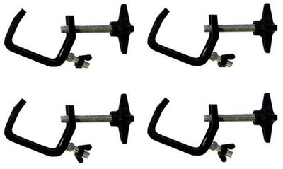 4 CHAUVET CLP-03 Standard C Clamps DJ 1-2" Truss Light Mounting |44 lbs Capacity