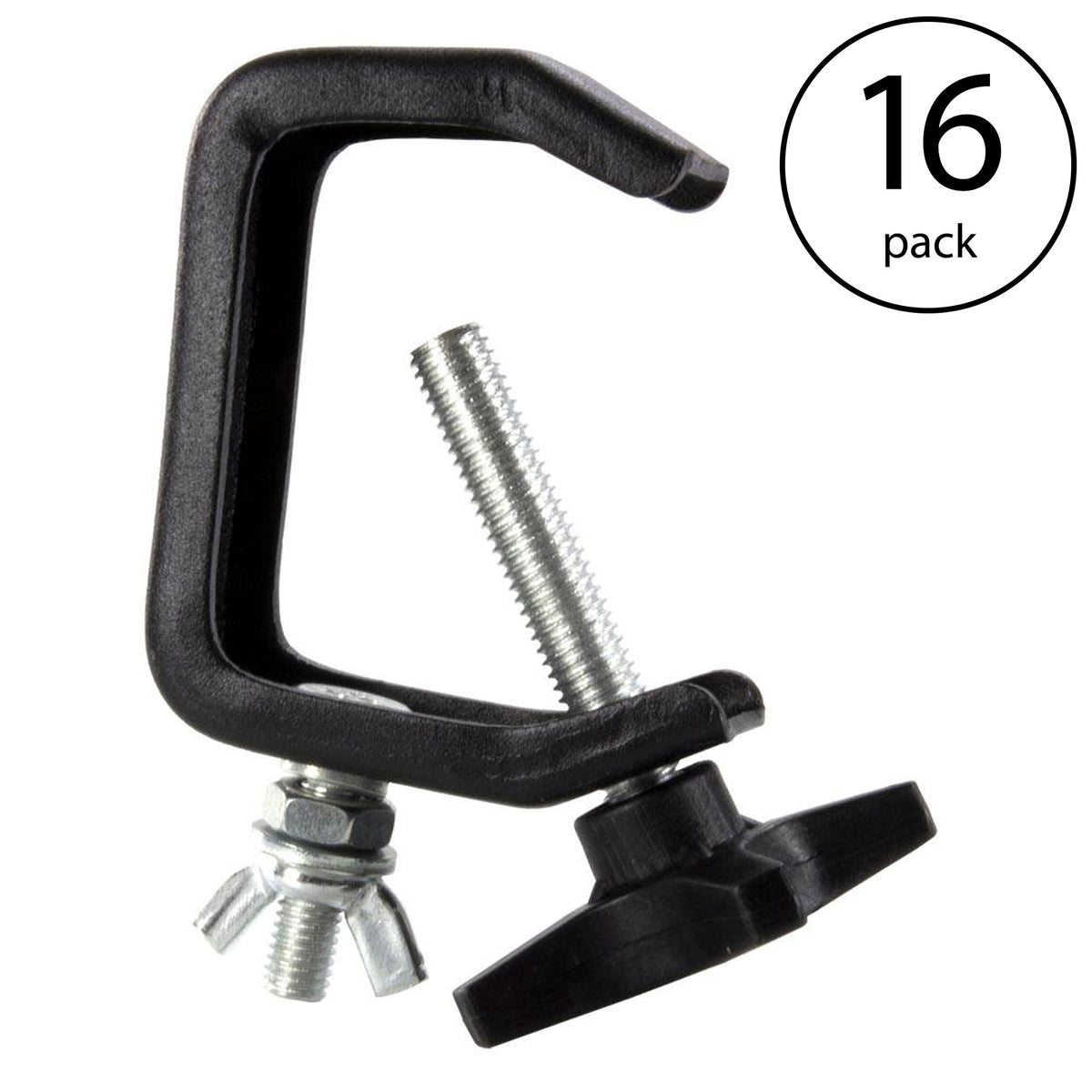 16 CHAUVET CLP-03 Standard C Clamps DJ 1-2" Truss Light Mount | 44 lbs Capacity
