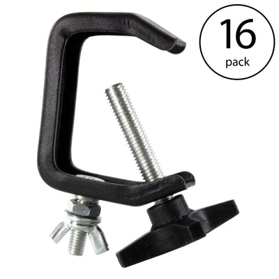 16 CHAUVET CLP-03 Standard C Clamps DJ 1-2" Truss Light Mount | 44 lbs Capacity