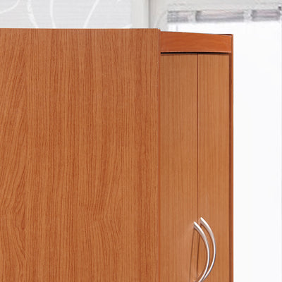 Hodedah Dining Room Storage 4 Door Kitchen Pantry China Cabinet (Open Box)