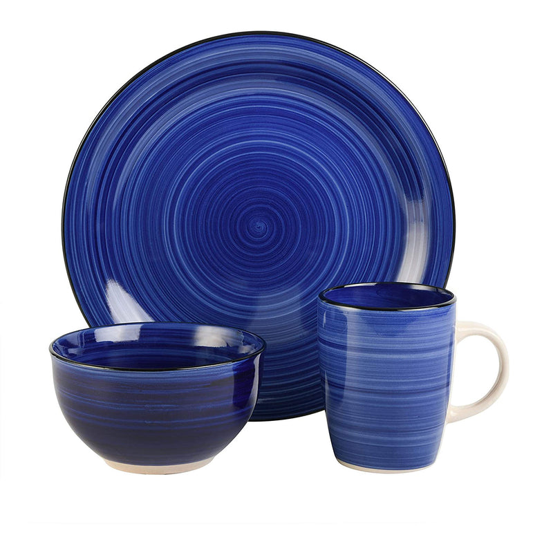 Home 95631.12RM Color Vibes 12 Piece Dinnerware Set, Assorted Colors (Used)