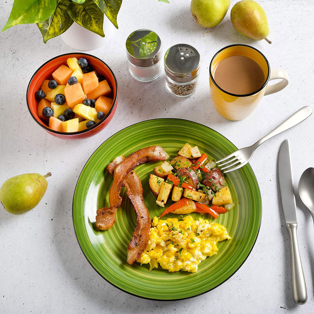 Gibson Home 95631.12RM Color Vibes 12 Piece Dinnerware Set (Open Box) - VMInnovations