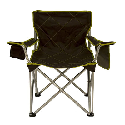 TravelChair 599LM Big Kahuna Padded Supersized Camping Chair, Brown/Green