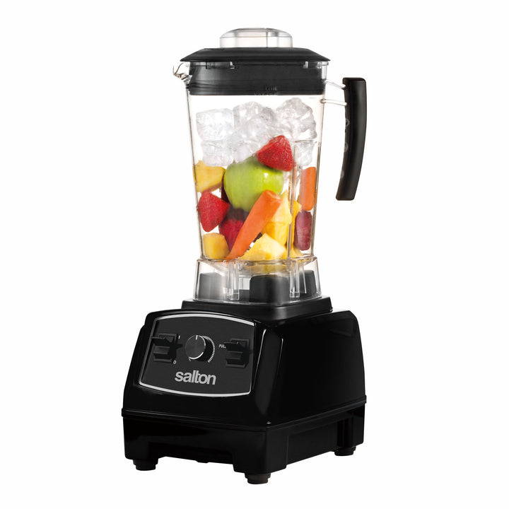 Salton Power 2 Liter 8 Blade Vortex Jar Table Top Blender, Black (Open Box)