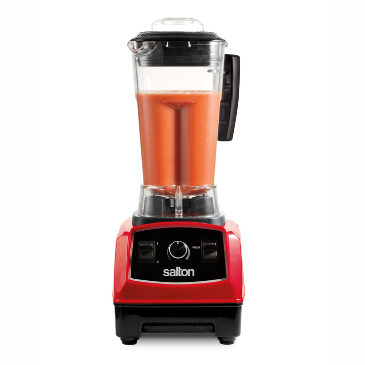 Salton Power 2Lt 1500W 8 Blade Vortex Jar Table Top Blender, Red (Open Box)