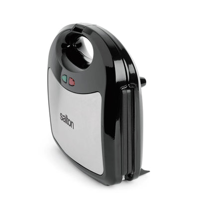 Salton SM1543 3 In 1 Non Stick Grill Sandwich & Waffle Maker, Stainless Steel - VMInnovations