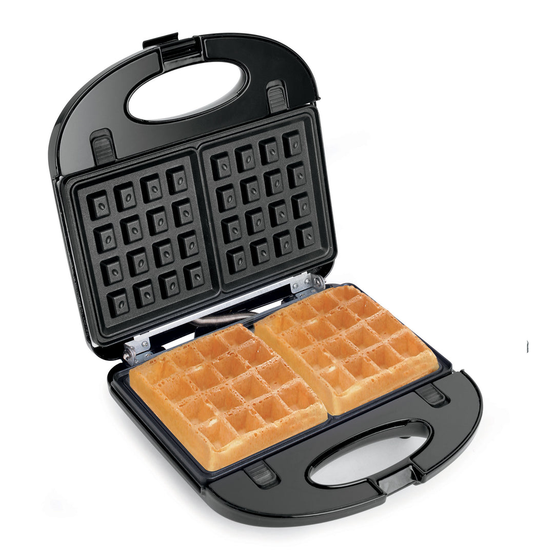 Salton Non Stick Grill Sandwich & Waffle Maker, Stainless Steel (Open Box)