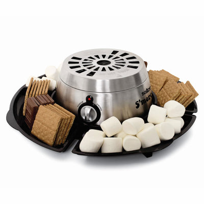 Salton Indoor Electric S'more and Fondue Maker with 4 Roasting Forks (Used)