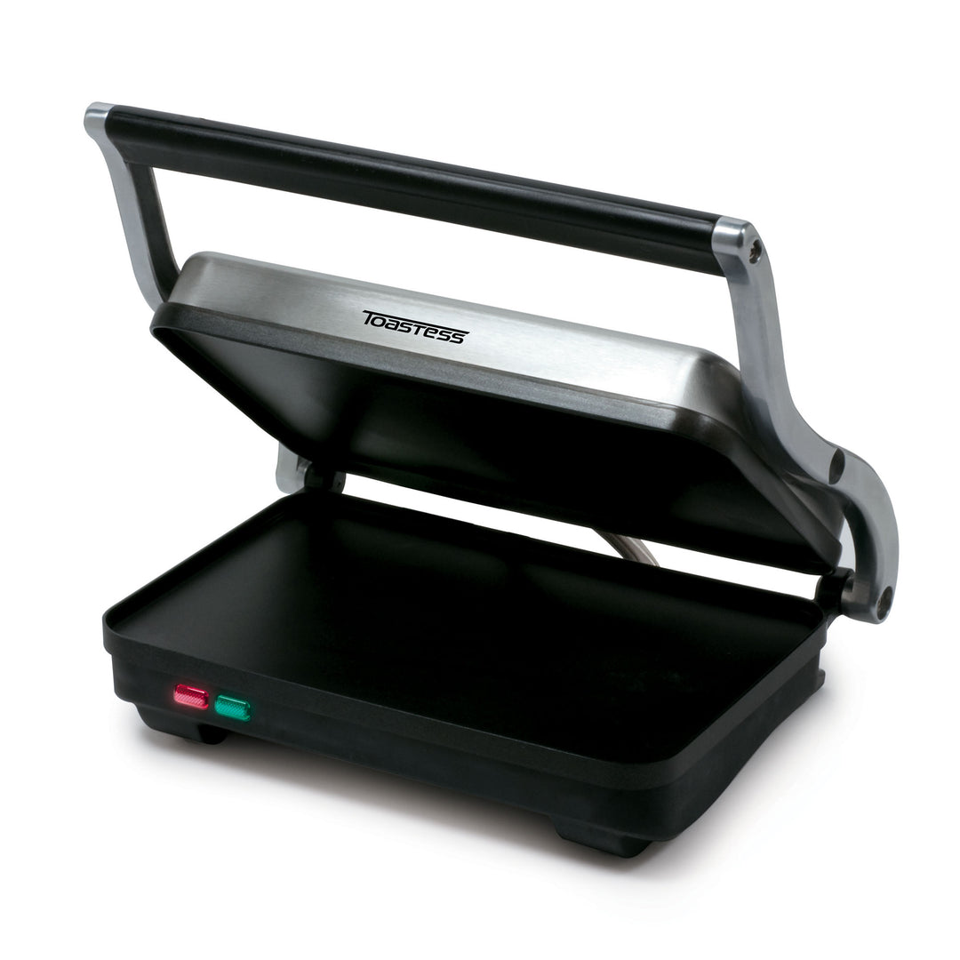 Salton Toastess Non Stick 1000W Hinged Sandwich Grill, Stainless Steel (Used) - VMInnovations