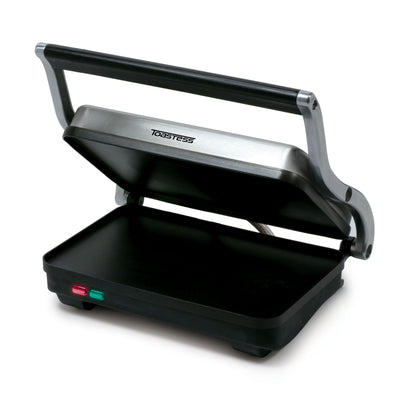 Salton Toastess Non Stick 1000W Hinged Sandwich Grill, Stainless Steel (Used) - VMInnovations