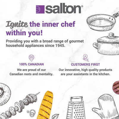 Salton 23.75 x 7.75 Inch Stainless Steel Cordless Warming Tray Hot Plate, Medium - VMInnovations