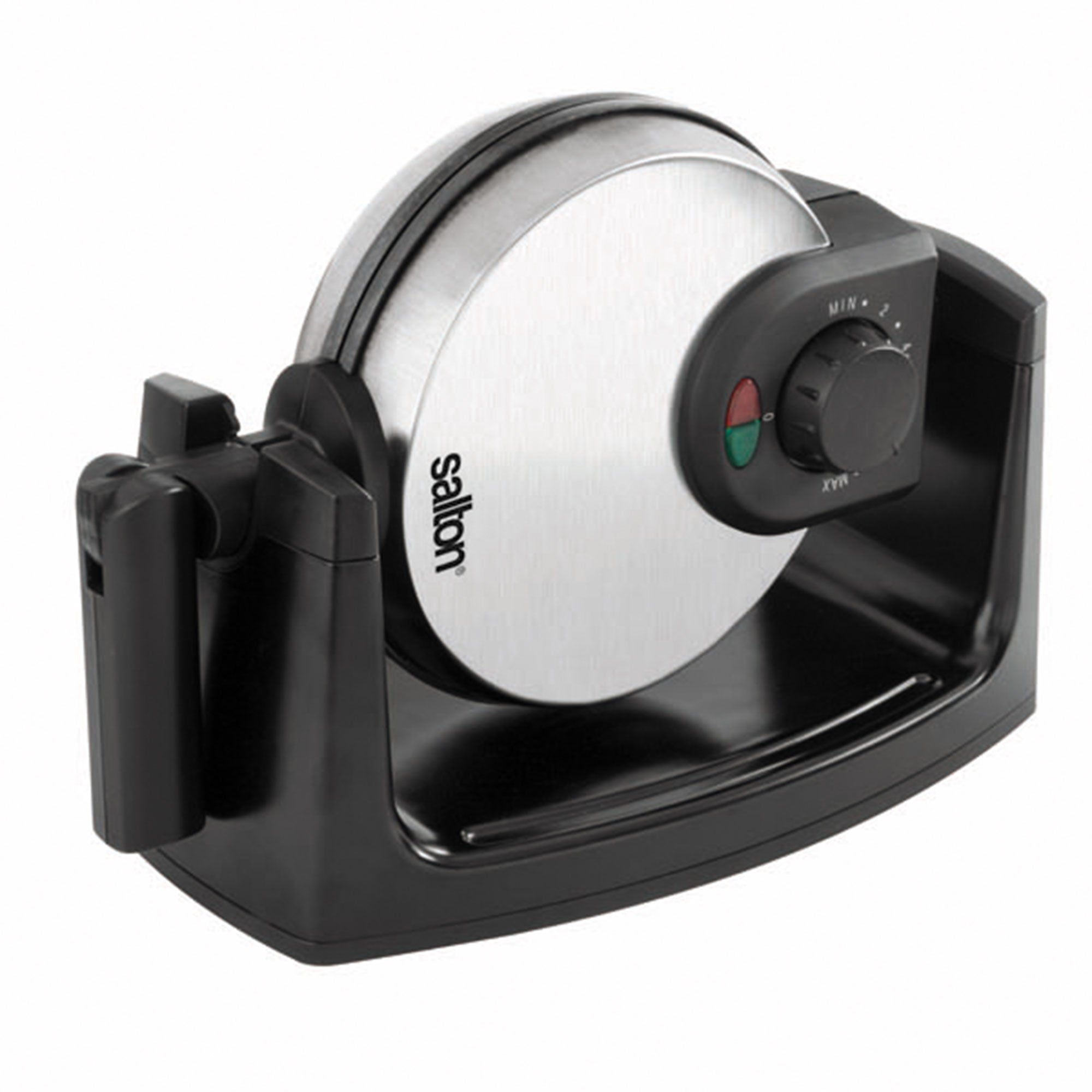 Salton WM1082 Countertop Rotary Belgian Waffle Maker, Stainless Steel/Black