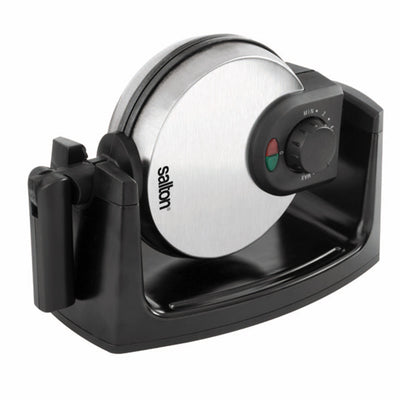 Salton WM1082 Countertop Rotary Belgian Waffle Maker, Stainless Steel/Black