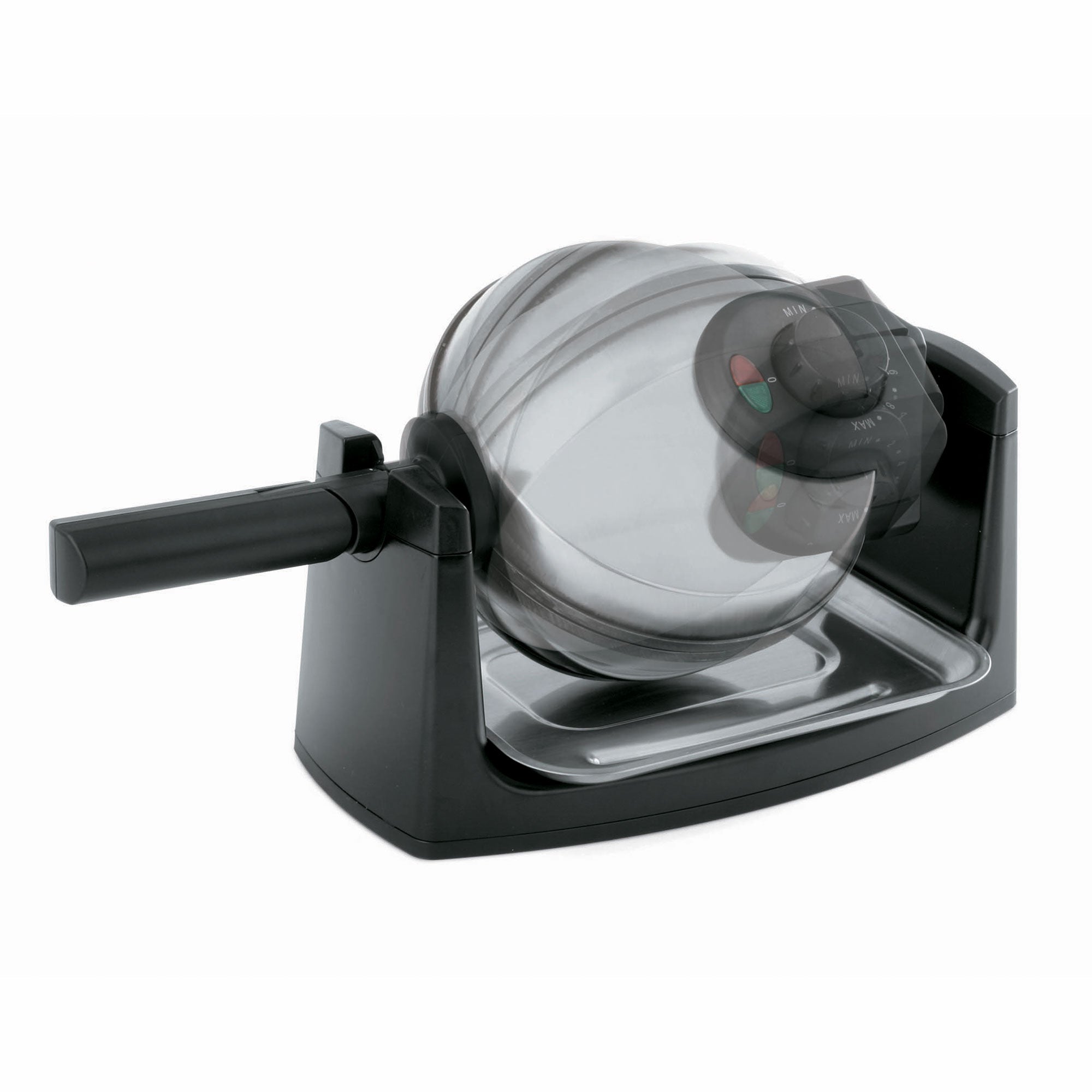 Salton WM1082 Countertop Rotary Belgian Waffle Maker, Stainless Steel/Black