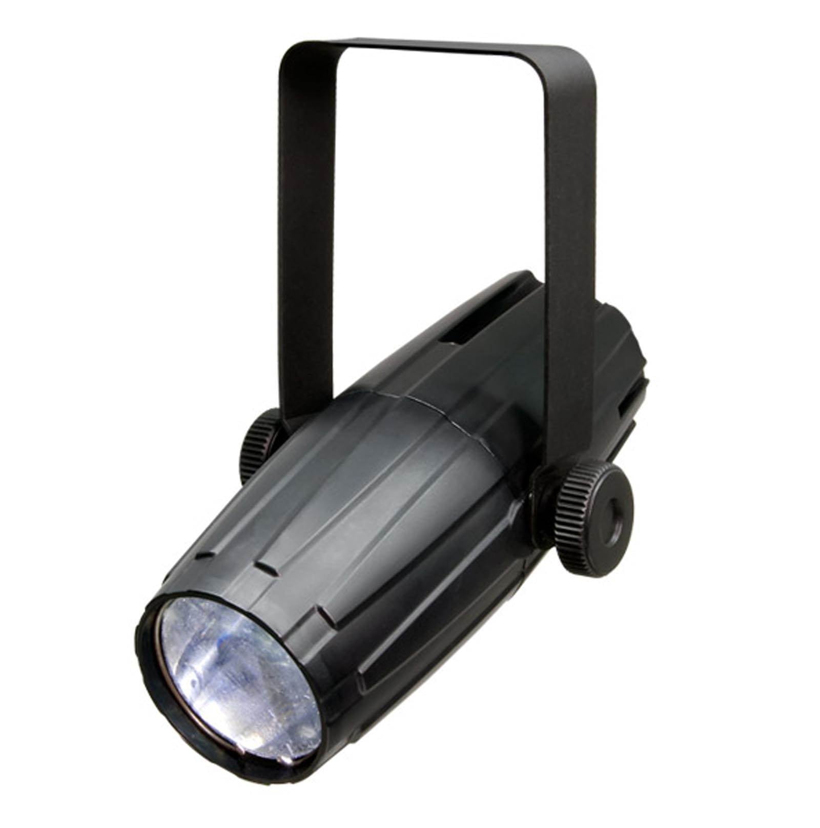 (2) CHAUVET LED PINSPOT 2 High-Power 3W DJ Mirror Ball Spotlights w/RGB Gels - VMInnovations